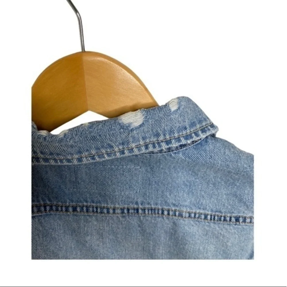 Re/Done 70s Rodeo Retro Denim Jacket Light Worn 9 NWT Vintage Vibe - Picture 12 of 16